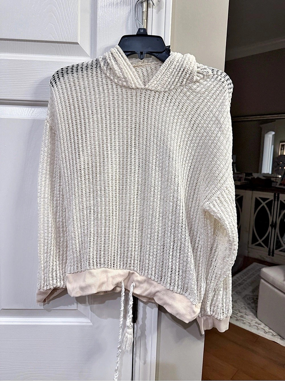 Cream Cowl Neck Sweater Like New